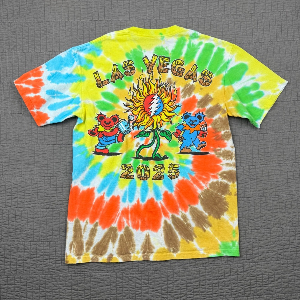 Liquid Blue Dead & Co Sphere Las Vegas 2025 Tie Dye T-Shirt Mens Medium - Picture 3 of 10